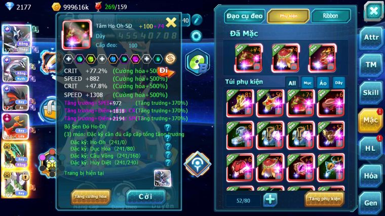MÃ : #TTS5516 - S1163 - TOP 4LC - V14 - DIALGA CỘNG HƯỞNG PALKIA CỘNG HƯỞNG YVETAL CỘNG HƯỞNG HOOH CH DYNAMAX