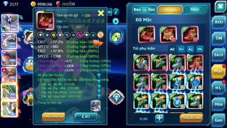 MÃ : #TTS5516 - S1163 - TOP 4LC - V14 - DIALGA CỘNG HƯỞNG PALKIA CỘNG HƯỞNG YVETAL CỘNG HƯỞNG HOOH CH DYNAMAX