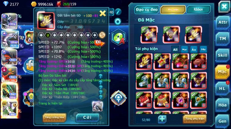 MÃ : #TTS5516 - S1163 - TOP 4LC - V14 - DIALGA CỘNG HƯỞNG PALKIA CỘNG HƯỞNG YVETAL CỘNG HƯỞNG HOOH CH DYNAMAX