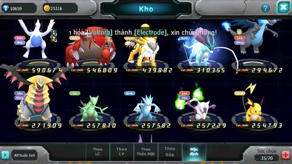 MÃ : #TTS5525 - S1860 - TOP 32 - V5 - 10K KC - UNVOA RAIKOU GROUDON