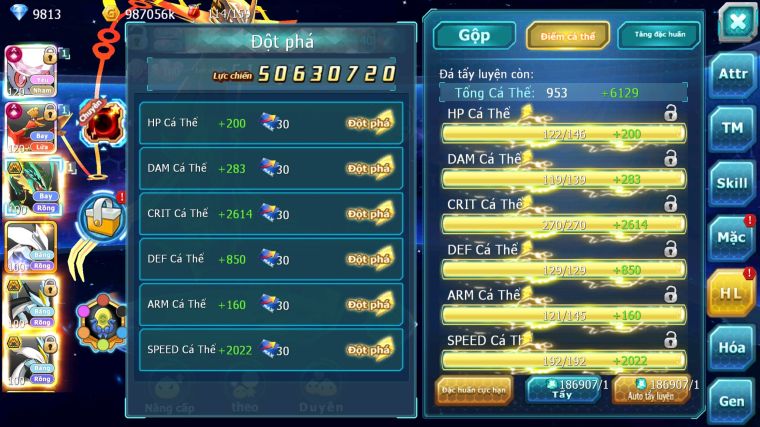 MÃ : #TTS5529 - S50 - TOP2 ALL - V16 - HOOH DIANCIE CỘNG HƯỞNG DYNAAMX LC KHỦNG RAYQUAZA BC UNVOA WB BC MEGANEC HOOPA BC