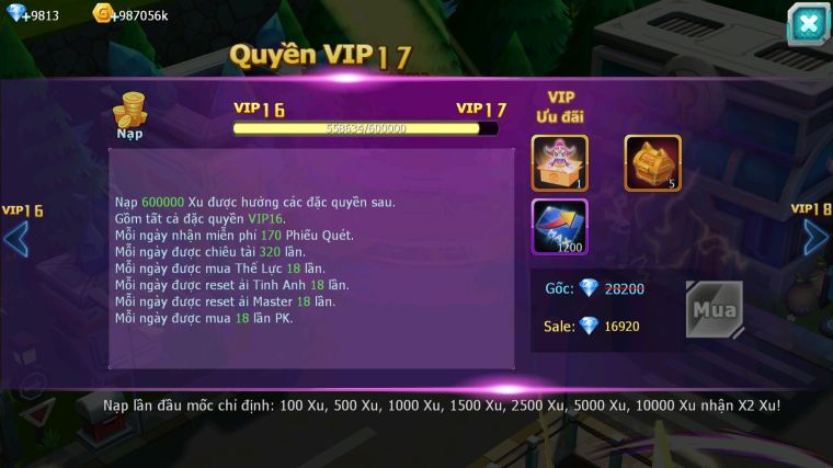 MÃ : #TTS5529 - S50 - TOP2 ALL - V16 - HOOH DIANCIE CỘNG HƯỞNG DYNAAMX LC KHỦNG RAYQUAZA BC UNVOA WB BC MEGANEC HOOPA BC