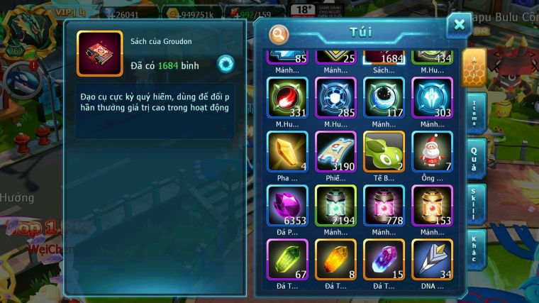 MÃ : #TTS5534 - S1619 - TOP 23 - V14 - 26K KC - 1K7 SÁCH - HOOH DYNAMAX YVETAL BC THẦN GIÓ BC UNVOA MEW GIÁP BC CẶP LATI BC