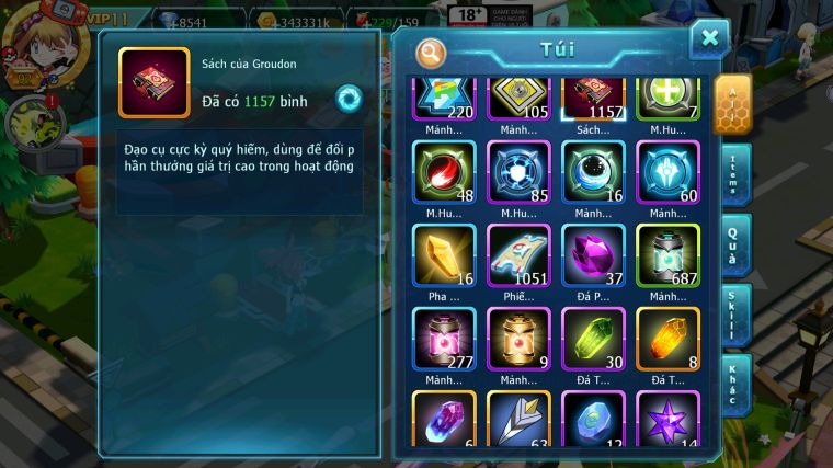MÃ : #TTS5538 - S1762 - V11 - 1K1 SÁCH - DIANCIE DYANAMX XERM BC TAPU FINI BC TAPU QVBC BC NHIỀU PET HT