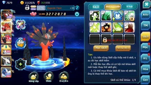 MÃ : #TTS5544 - S1768 - V4 - ZEVIL QVLD BC GROUDON JIRACHI ST NHIỀU PET HT