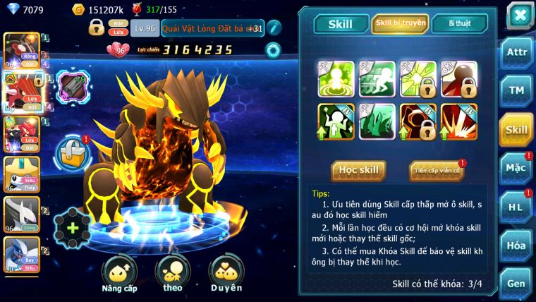 MÃ : #TTS5544 - S1768 - V4 - ZEVIL QVLD BC GROUDON JIRACHI ST NHIỀU PET HT