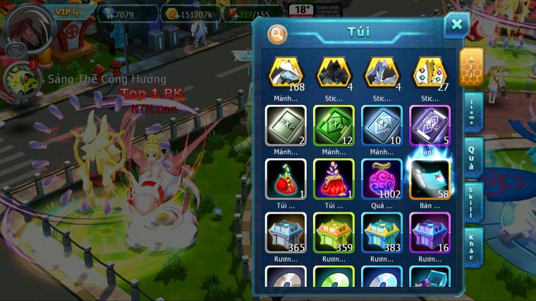 MÃ : #TTS5544 - S1768 - V4 - ZEVIL QVLD BC GROUDON JIRACHI ST NHIỀU PET HT