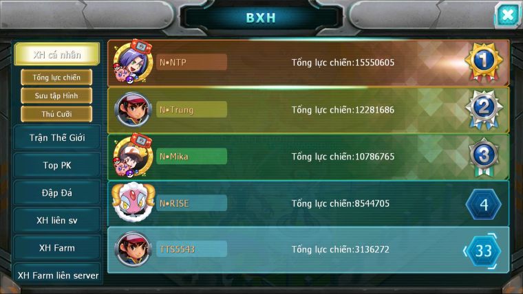 MÃ : #TTS5543 - S1829 - TOP 33 - V5 - HOOH UNVOA MES GOODRA NHIỀU PET HT