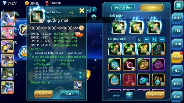 MÃ : #TTS5542 - S1868 - TOP3 - 74K KC NẠP GẦN 6M - 1K5 SÁCH - 2K3 MT - LUGIA RAIKOU MES ĐUA TOP CỰC NGON