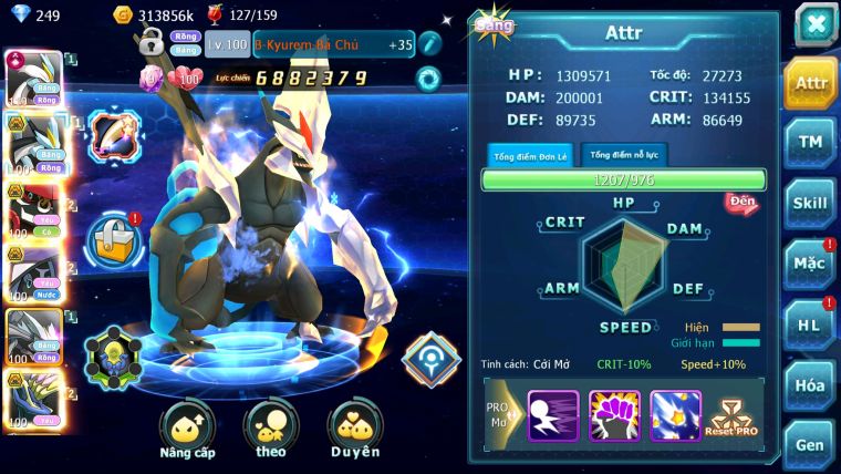 MÃ : #TTS5550 - S1770 - TOP11 - V14 - WHITE CỘNG HƯỞNG DYNAMAX FULL SS BLACK BC TAPU BULU BC NHIỀU PET HT