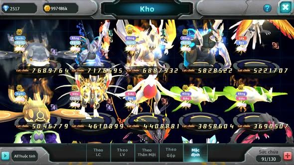 MÃ : #TTS5546 - S1350 - V13 - 540 SÁCH - QUÁI VẬT BIỂN CẢ BÁ CHỦ KYOGRE BC UNVOA WB BC LUGIA MEW GIÁP BC CẶP LATI BC