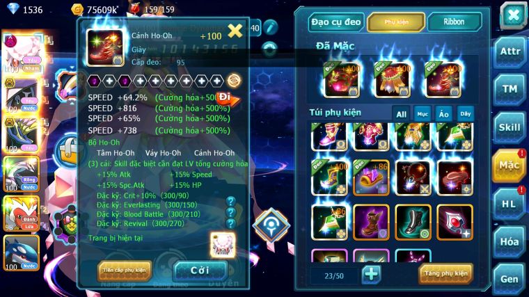 MÃ : #TTS5553 - S1705 - V9 - TOP48 - DIANCIE BÁ CHỦ DYNAMAX FULL HOOH TAPU FINI BÁ CHỦ XERM BÁ CHỦ PALKIA KYOGRE