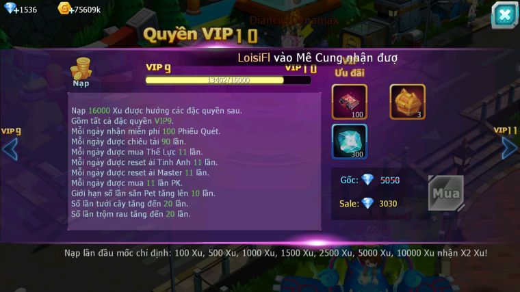 MÃ : #TTS5553 - S1705 - V9 - TOP48 - DIANCIE BÁ CHỦ DYNAMAX FULL HOOH TAPU FINI BÁ CHỦ XERM BÁ CHỦ PALKIA KYOGRE