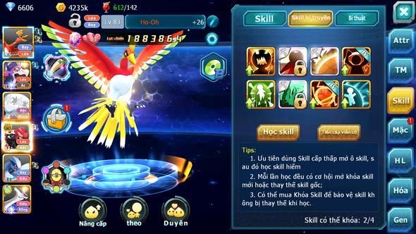 MÃ : #TTS5565 - S1793 - V7 - HOOH DRAK HOOH GROUDON BC NHIỀU PET HT