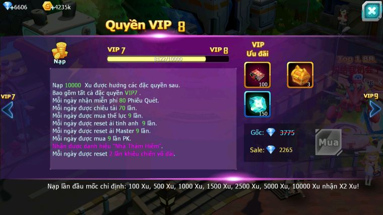 MÃ : #TTS5565 - S1793 - V7 - HOOH DRAK HOOH GROUDON BC NHIỀU PET HT