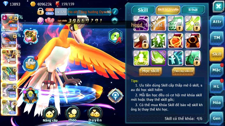 MÃ : #TTS5569 - S1275 - TOP8 - HOOH CỘNG HƯỞNG DYNAMAX YVETAL CH VUA KHIÊN BC RAYQUAZA PALKIA NHIỀU PET HT