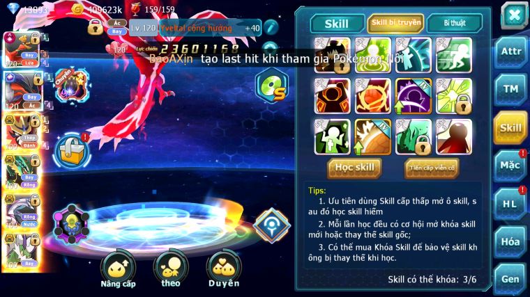 MÃ : #TTS5569 - S1275 - TOP8 - HOOH CỘNG HƯỞNG DYNAMAX YVETAL CH VUA KHIÊN BC RAYQUAZA PALKIA NHIỀU PET HT