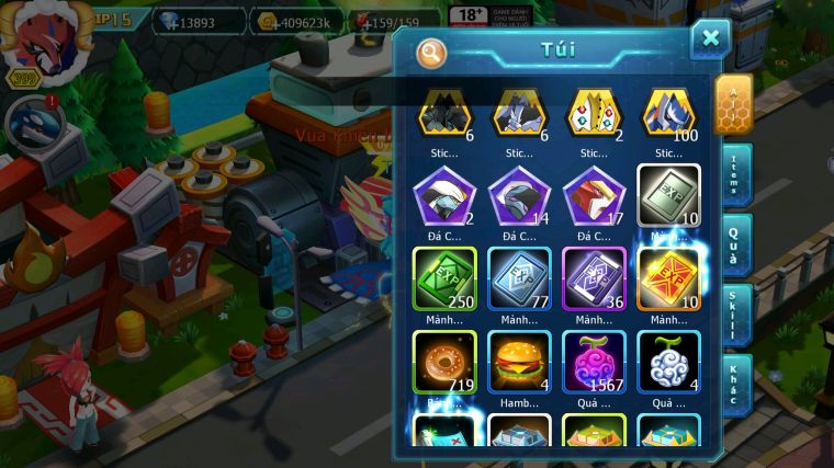MÃ : #TTS5569 - S1275 - TOP8 - HOOH CỘNG HƯỞNG DYNAMAX YVETAL CH VUA KHIÊN BC RAYQUAZA PALKIA NHIỀU PET HT