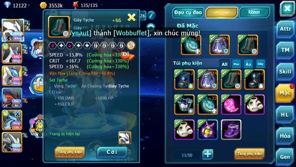 MÃ : #TTS5573 - S1842 - TOP 28 - 12K KC - UNVOA CẶP LATI YVETAL MEGA CHAR