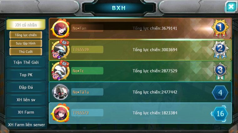 MÃ : #TTS5572 - S1861 - TOP 14 - V6 - UNVOA MES RAIKOU AMLDO GOODRA ĐUA TOP CỰC NGON