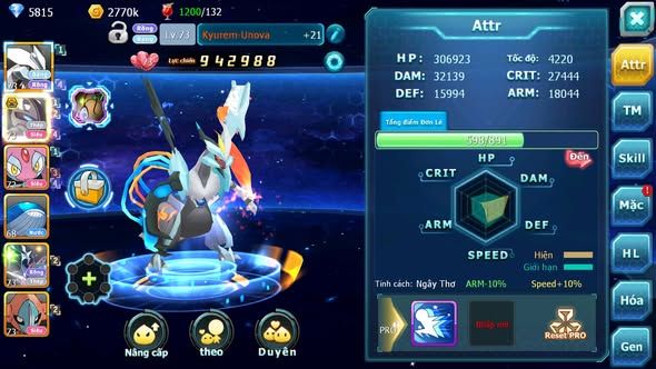 MÃ : #TTS5577 - S1277 - V4 - UNVOA MEW GIÁP BÁ CHỦ MES NHIỀU PET HT