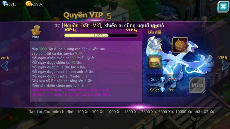 MÃ : #TTS5577 - S1277 - V4 - UNVOA MEW GIÁP BÁ CHỦ MES NHIỀU PET HT