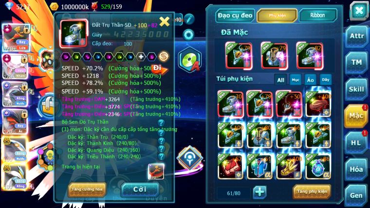 MÃ : #TTS5576 - S905 - TOP 5 ALL - HOOH DIANCIE PALKIA YVETAL CỘNG HƯỞNG CỰC NGON NHIỀU PET BÁ CHỦ