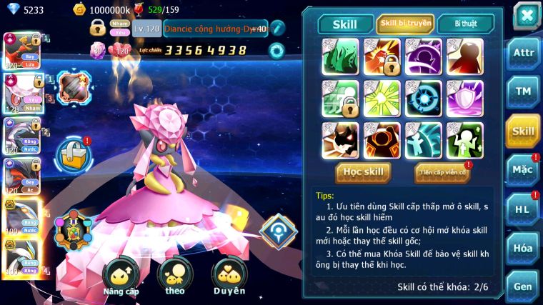 MÃ : #TTS5576 - S905 - TOP 5 ALL - HOOH DIANCIE PALKIA YVETAL CỘNG HƯỞNG CỰC NGON NHIỀU PET BÁ CHỦ