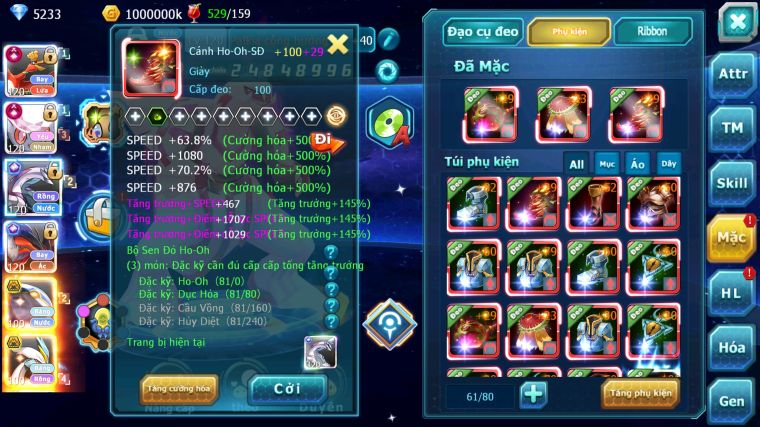 MÃ : #TTS5576 - S905 - TOP 5 ALL - HOOH DIANCIE PALKIA YVETAL CỘNG HƯỞNG CỰC NGON NHIỀU PET BÁ CHỦ