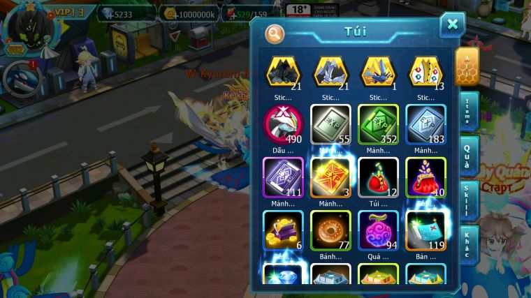 MÃ : #TTS5576 - S905 - TOP 5 ALL - HOOH DIANCIE PALKIA YVETAL CỘNG HƯỞNG CỰC NGON NHIỀU PET BÁ CHỦ