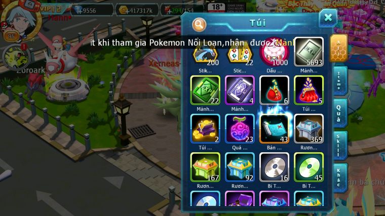 MÃ : #TTS5582 - S1799 - TOP4-5 - V12 - ĐỦ 1K MẢNH DIANCIE DYNAMAX  - TEAM YÊU BÁ CHỦ UNVOA ĐUA TOP NGON