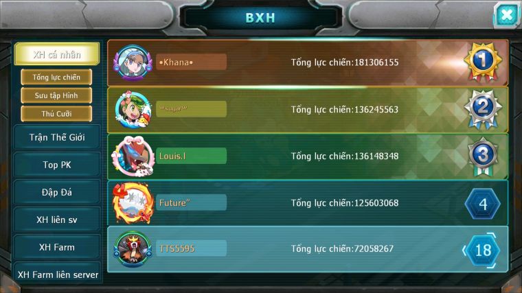 MÃ : #TTS5595 - S916 - TOP18 - V10 - HOOH CỘNG HƯỞNG DYNAMAX DIANCIE DYNAMAX YVETAL BC QVLD BC NHIỀU PET BC