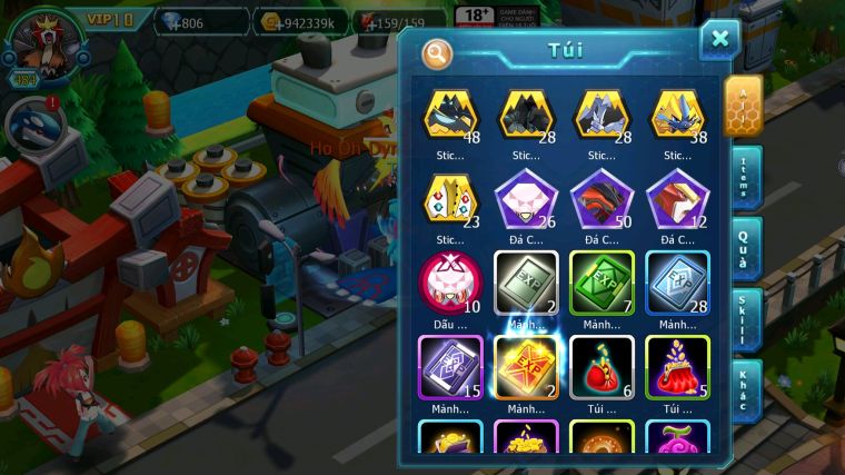 MÃ : #TTS5595 - S916 - TOP18 - V10 - HOOH CỘNG HƯỞNG DYNAMAX DIANCIE DYNAMAX YVETAL BC QVLD BC NHIỀU PET BC
