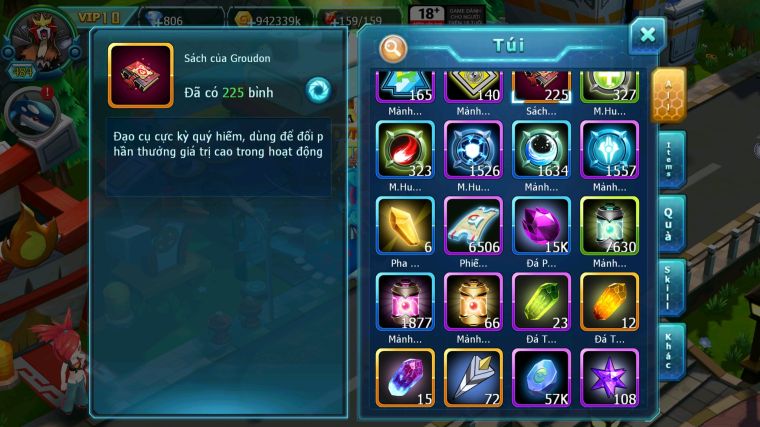 MÃ : #TTS5595 - S916 - TOP18 - V10 - HOOH CỘNG HƯỞNG DYNAMAX DIANCIE DYNAMAX YVETAL BC QVLD BC NHIỀU PET BC