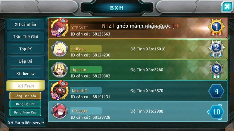 MÃ : #TTS5604 - S1868 - V5 - TOP27 - AMDLO JIRACHI RAIKOU ĐUA TOP NGON