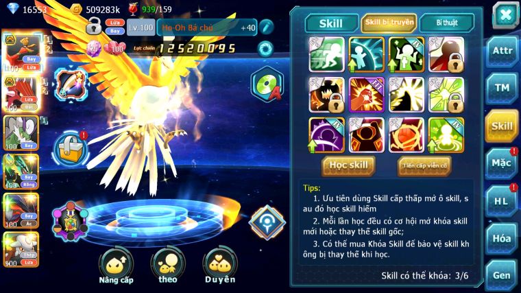 MÃ : #TTS5609 - S1611 - V10- 16K KC - 2K2 SÁCH - HOOH BÁ CHỦ QVLD BC THẦN GIÓ RAYQUAZA YVETAL NHIỀU PET HT