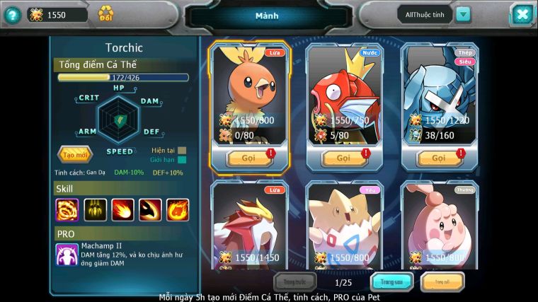 MÃ : #TTS5609 - S1611 - V10- 16K KC - 2K2 SÁCH - HOOH BÁ CHỦ QVLD BC THẦN GIÓ RAYQUAZA YVETAL NHIỀU PET HT