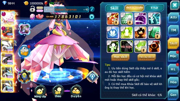 MÃ : #TTS5615 - S862 - TOP 30 - V13 - DIANCIE DYNAAMX HOOH DYNAMAX UNVOA WB BC PIKACHU DYNAMAX NHIỀU PET HT