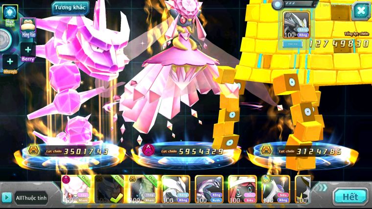 MÃ : #TTS5619 - S1353 - V10 - DIANCIE DYNAMAX RẮN BĂNG BC SAKATAKA BC UNVOA NHIỀU PET HT