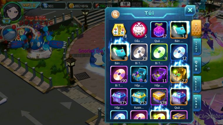 MÃ : #TTS5619 - S1353 - V10 - DIANCIE DYNAMAX RẮN BĂNG BC SAKATAKA BC UNVOA NHIỀU PET HT