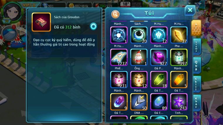MÃ : #TTS5619 - S1353 - V10 - DIANCIE DYNAMAX RẮN BĂNG BC SAKATAKA BC UNVOA NHIỀU PET HT