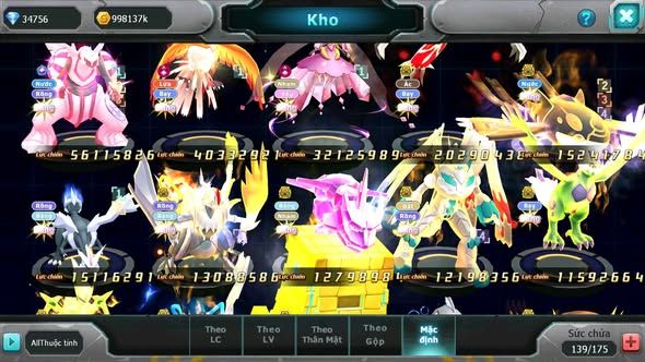 MÃ : #TTS5618 - S1046 - TOP 1ALL - V15 - 34K KC - PALKIA CỘNG HƯỞNG HOOH CH DYNAMX DIANCIE CH DYNAMAX NHIỀU PET BC NGON