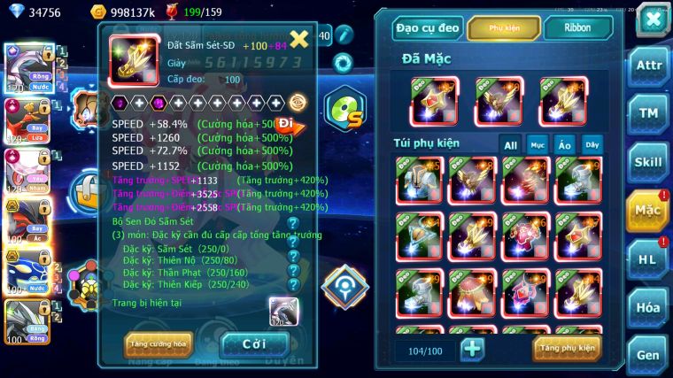 MÃ : #TTS5618 - S1046 - TOP 1ALL - V15 - 34K KC - PALKIA CỘNG HƯỞNG HOOH CH DYNAMX DIANCIE CH DYNAMAX NHIỀU PET BC NGON