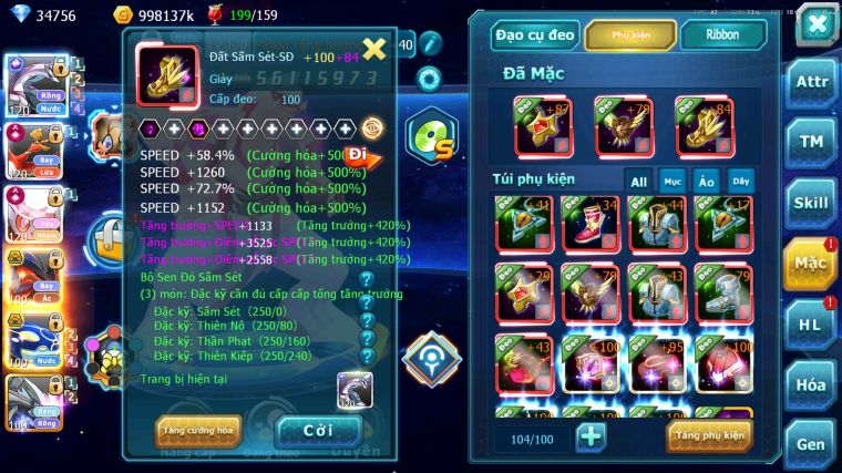 MÃ : #TTS5618 - S1046 - TOP 1ALL - V15 - 34K KC - PALKIA CỘNG HƯỞNG HOOH CH DYNAMX DIANCIE CH DYNAMAX NHIỀU PET BC NGON