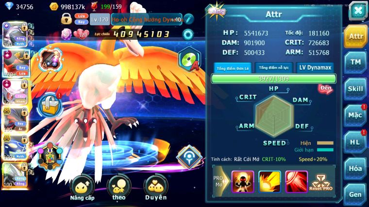 MÃ : #TTS5618 - S1046 - TOP 1ALL - V15 - 34K KC - PALKIA CỘNG HƯỞNG HOOH CH DYNAMX DIANCIE CH DYNAMAX NHIỀU PET BC NGON
