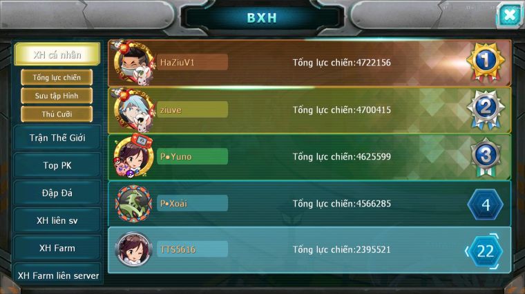MÃ : #TTS5616 - S1860 - TOP 19 - V7 - UNVOA CẶP LATI LUGIA AMDLO RAIKOU NHIỀU PET HT