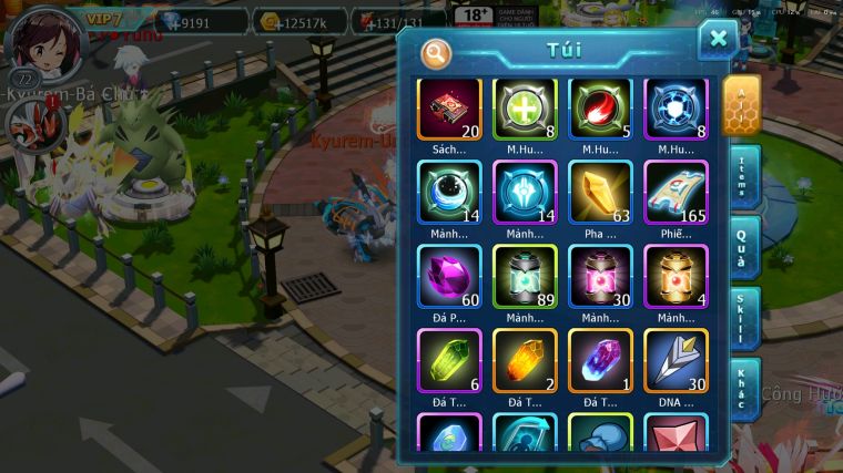 MÃ : #TTS5616 - S1860 - TOP 19 - V7 - UNVOA CẶP LATI LUGIA AMDLO RAIKOU NHIỀU PET HT