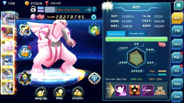 MÃ : #TTS5634 - S957 - TOP 18 - 3K8 SÁCH - PALKIA CỘNG HƯỞNG FULL SS HOOH DYNAMX DIANCIE BC CẶP CÁ BC NHIỀU PET HT