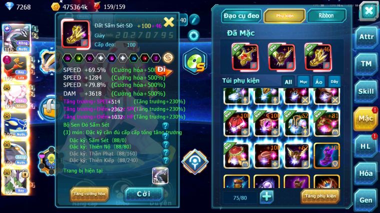 MÃ : #TTS5634 - S957 - TOP 18 - 3K8 SÁCH - PALKIA CỘNG HƯỞNG FULL SS HOOH DYNAMX DIANCIE BC CẶP CÁ BC NHIỀU PET HT