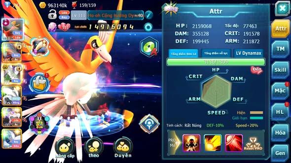 MÃ : #TTS5632 - S1759 - TOP16 - V14 HOOH CỘNG HƯỞNG DYNAMAX YVETAL THẦN GIÓ BC UNVOA DRAK HOOH